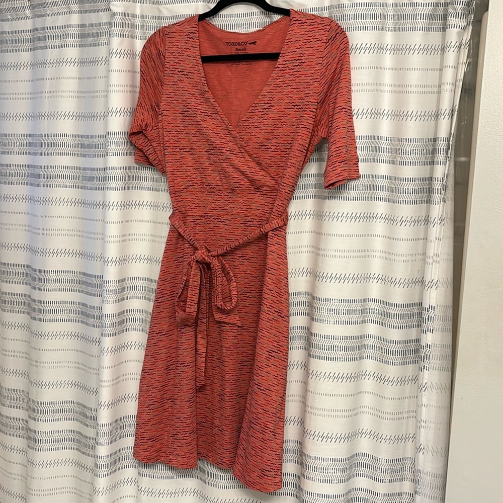 Toad&Co Cue Wrap Short Sleeve Dress